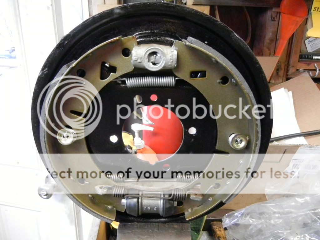 B Brake shoe orientation?